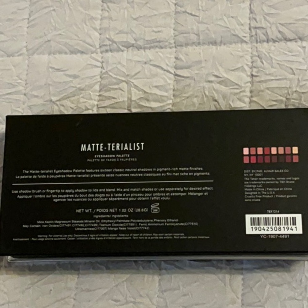 Tahari Beauty Matte - Terialist Eyeshadow Palette - Picture 8 of 10
